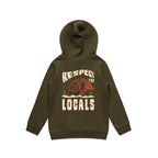 Respect The Locals - Kids Hoodie Australian Wildlife Hub