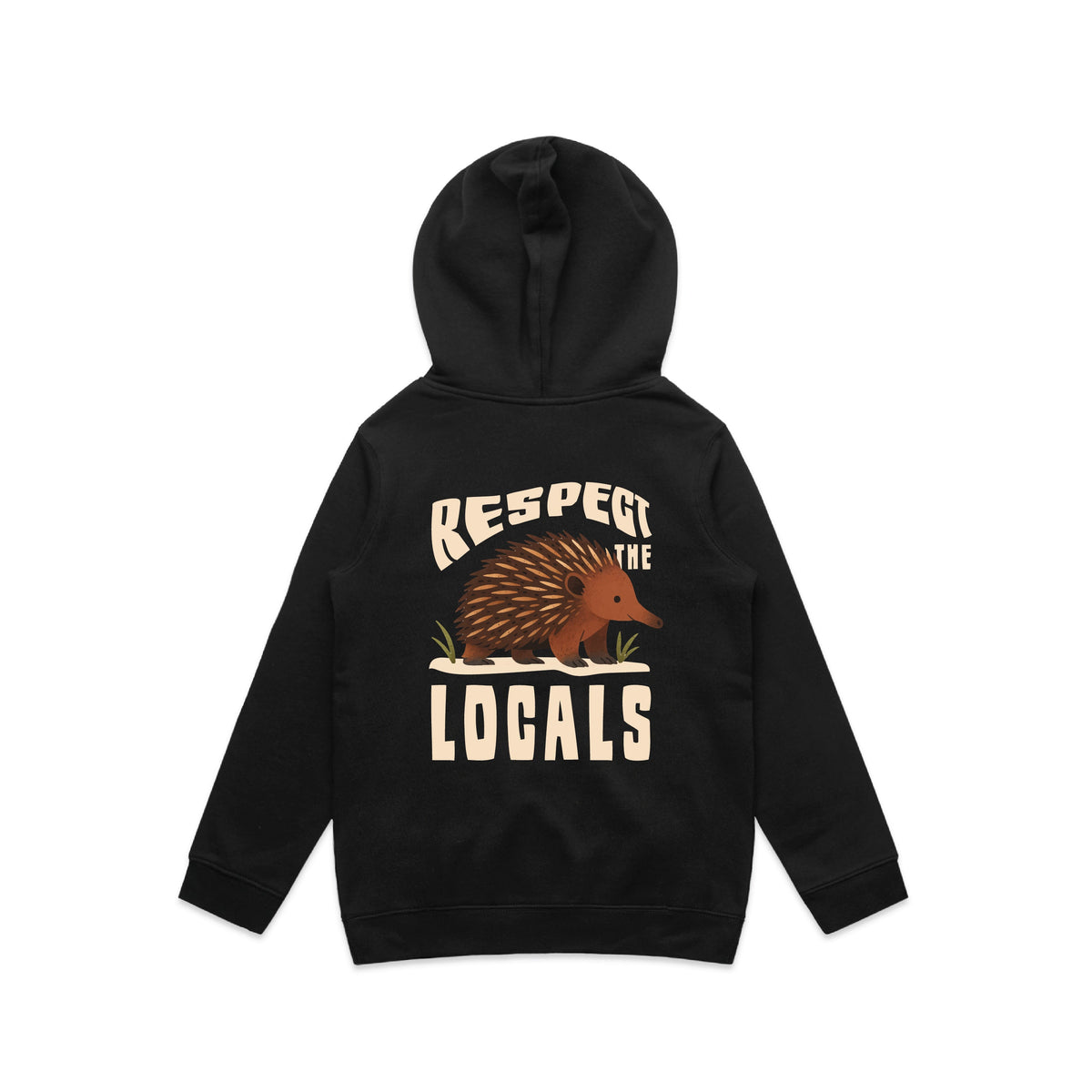 Respect The Locals - Kids Hoodie Australian Wildlife Hub