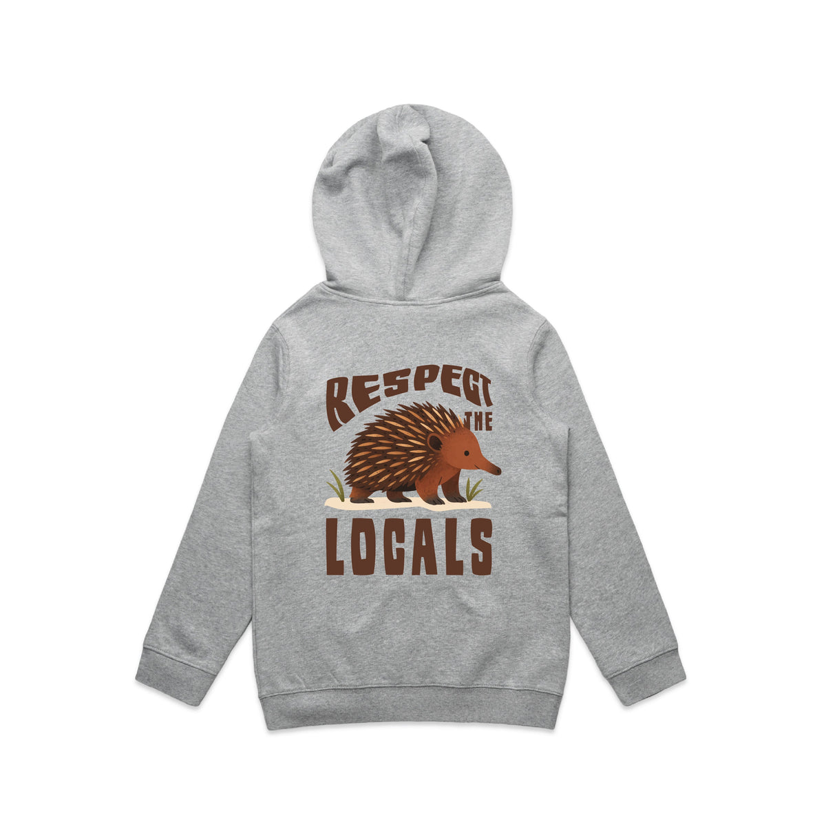 Respect The Locals - Kids Hoodie Australian Wildlife Hub