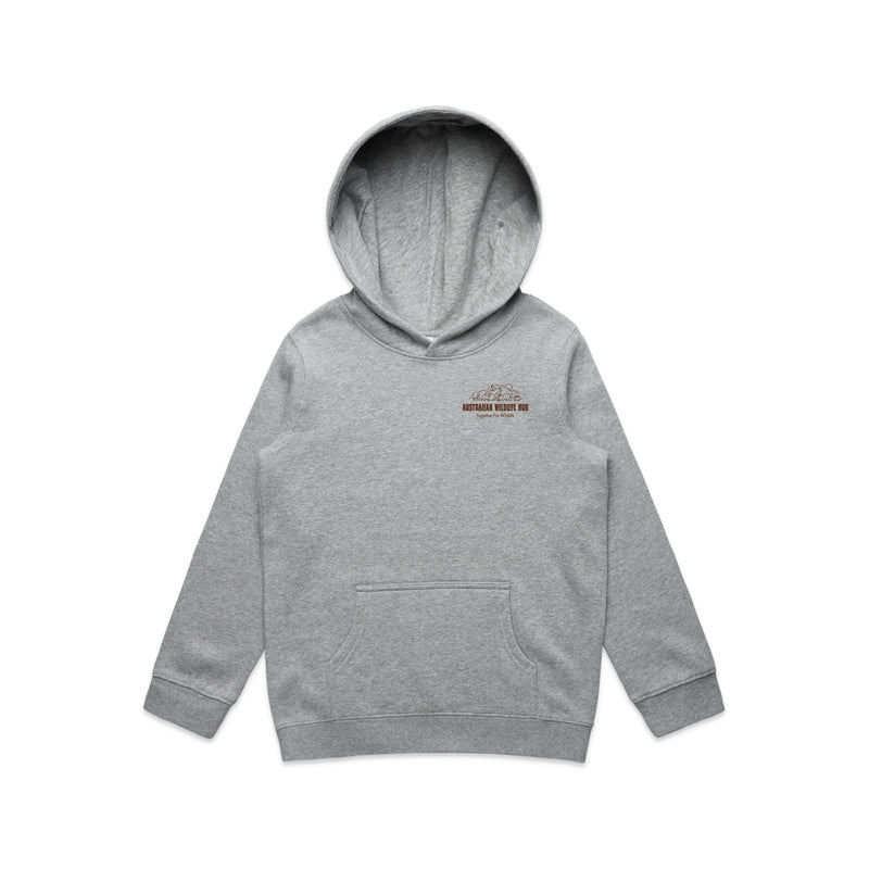 Respect The Locals - Kids Hoodie Australian Wildlife Hub
