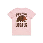 Respect The Locals - Kid's Tee Australian Wildlife Hub