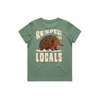 Respect The Locals - Kid's Tee Australian Wildlife Hub