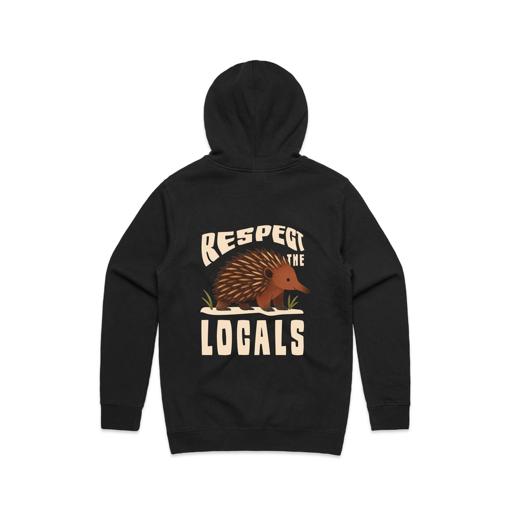 Respect The Locals - Men’s Hoodie Australian Wildlife Hub