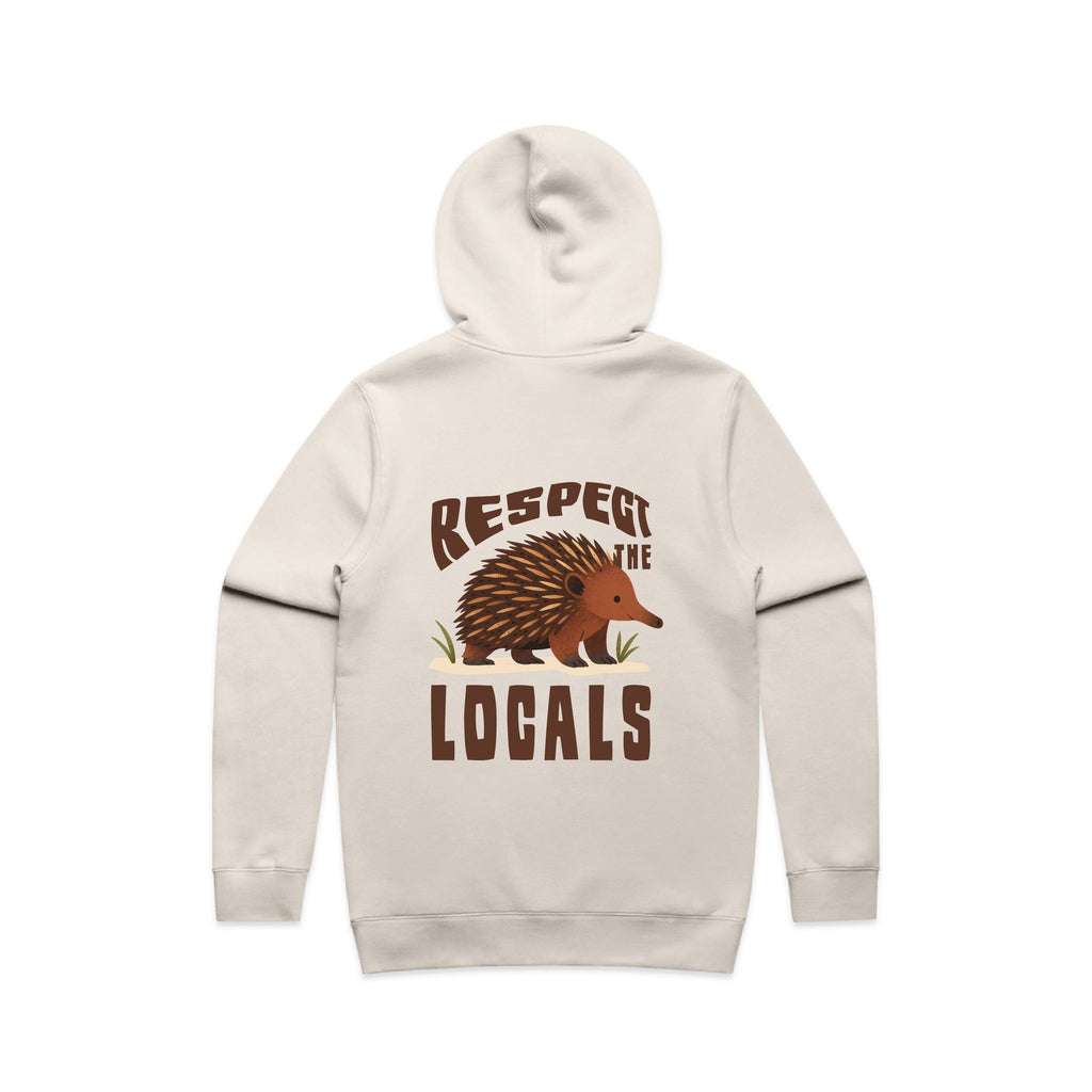 Respect The Locals - Men’s Hoodie Australian Wildlife Hub