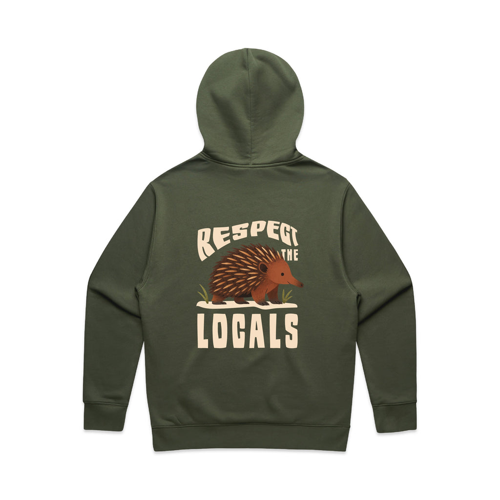 Respect The Locals - RELAXED Hoodie Australian Wildlife Hub