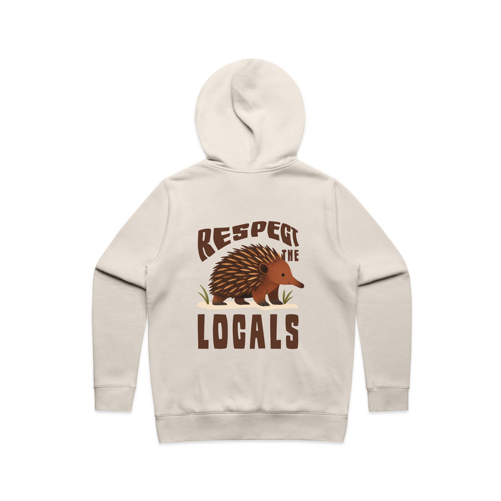 Respect The Locals - Women’s Hoodie Australian Wildlife Hub
