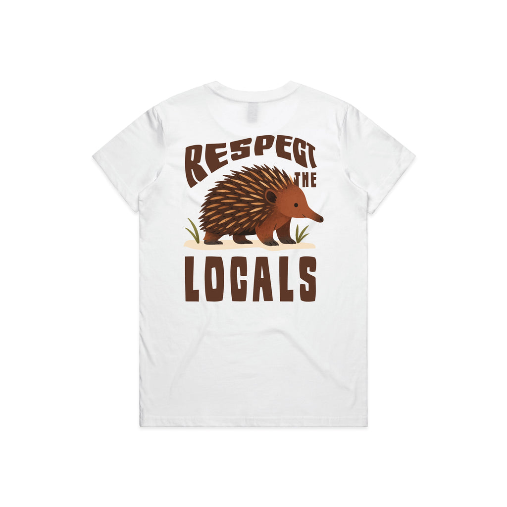 Respect The Locals - Women's Tee Australian Wildlife Hub