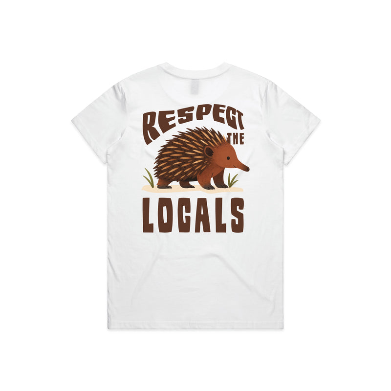 Respect The Locals - Women's Tee Australian Wildlife Hub
