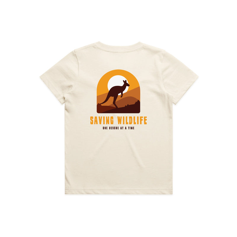 Saving Wildlife - Kid's Tee Australian Wildlife Hub