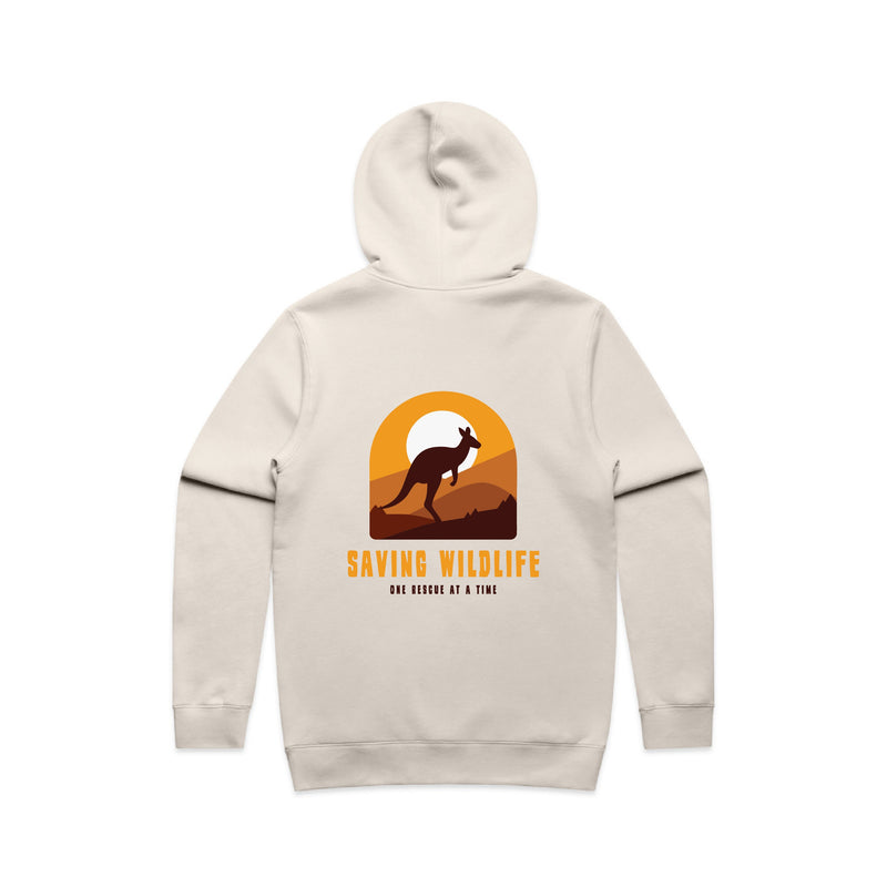 Saving Wildlife - Men’s Hoodie Australian Wildlife Hub