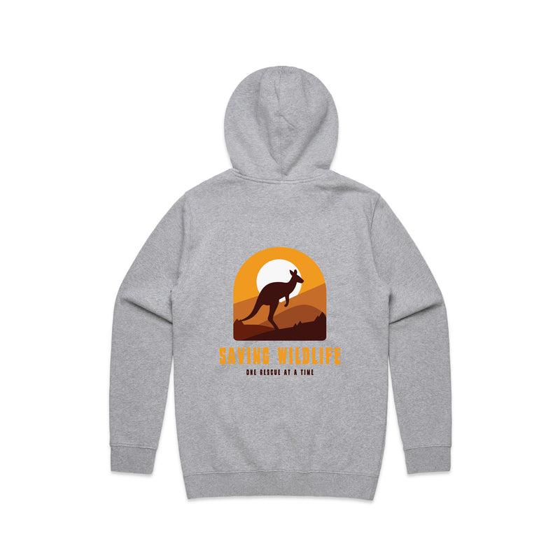 Saving Wildlife - Men’s Hoodie Australian Wildlife Hub
