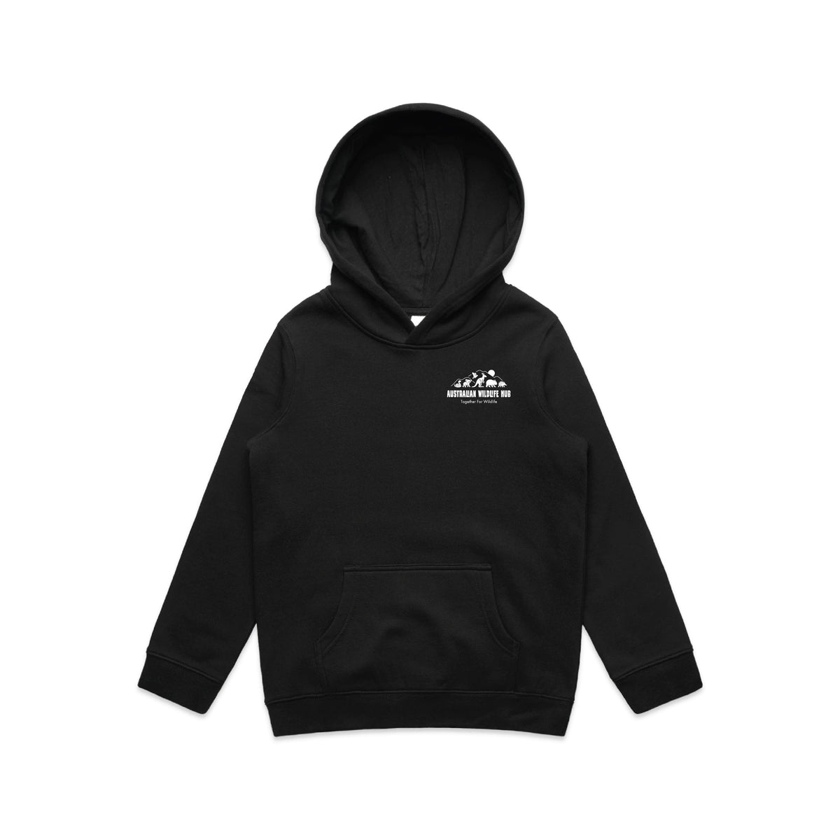 Wallaby Stencil - Kids Hoodie Australian Wildlife Hub