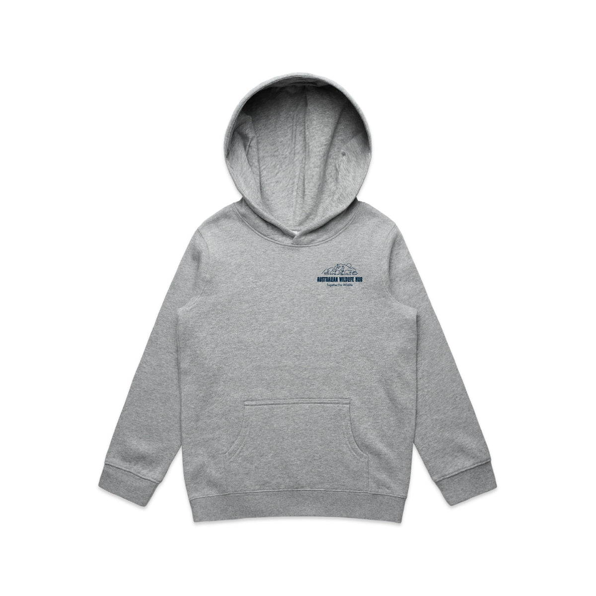Wallaby Stencil - Kids Hoodie Australian Wildlife Hub
