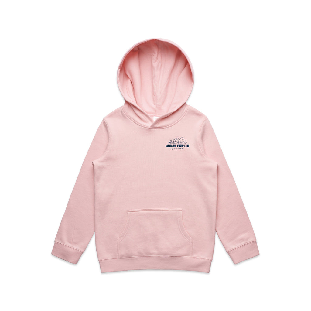 Wallaby Stencil - Kids Hoodie Australian Wildlife Hub