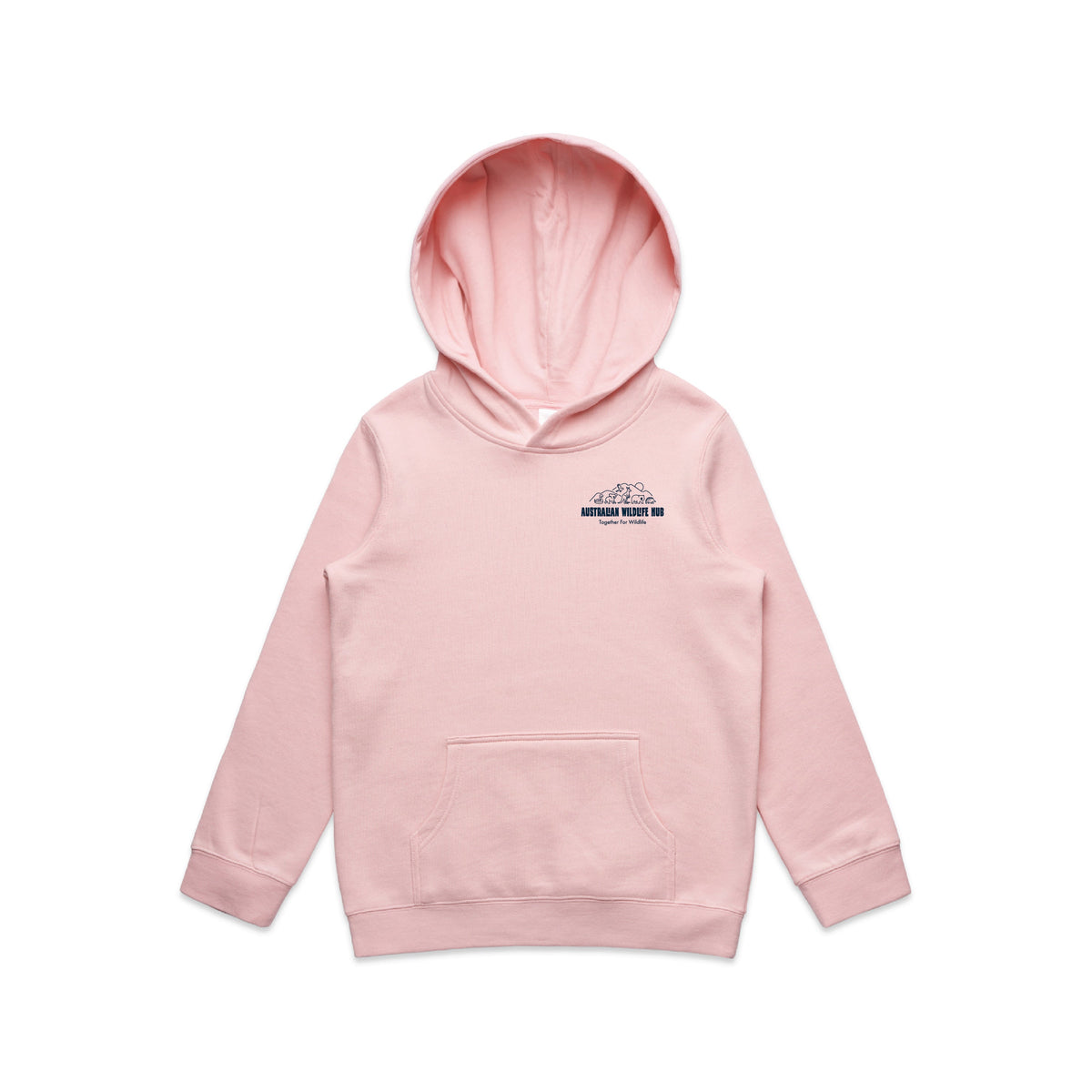 Wallaby Stencil - Kids Hoodie Australian Wildlife Hub