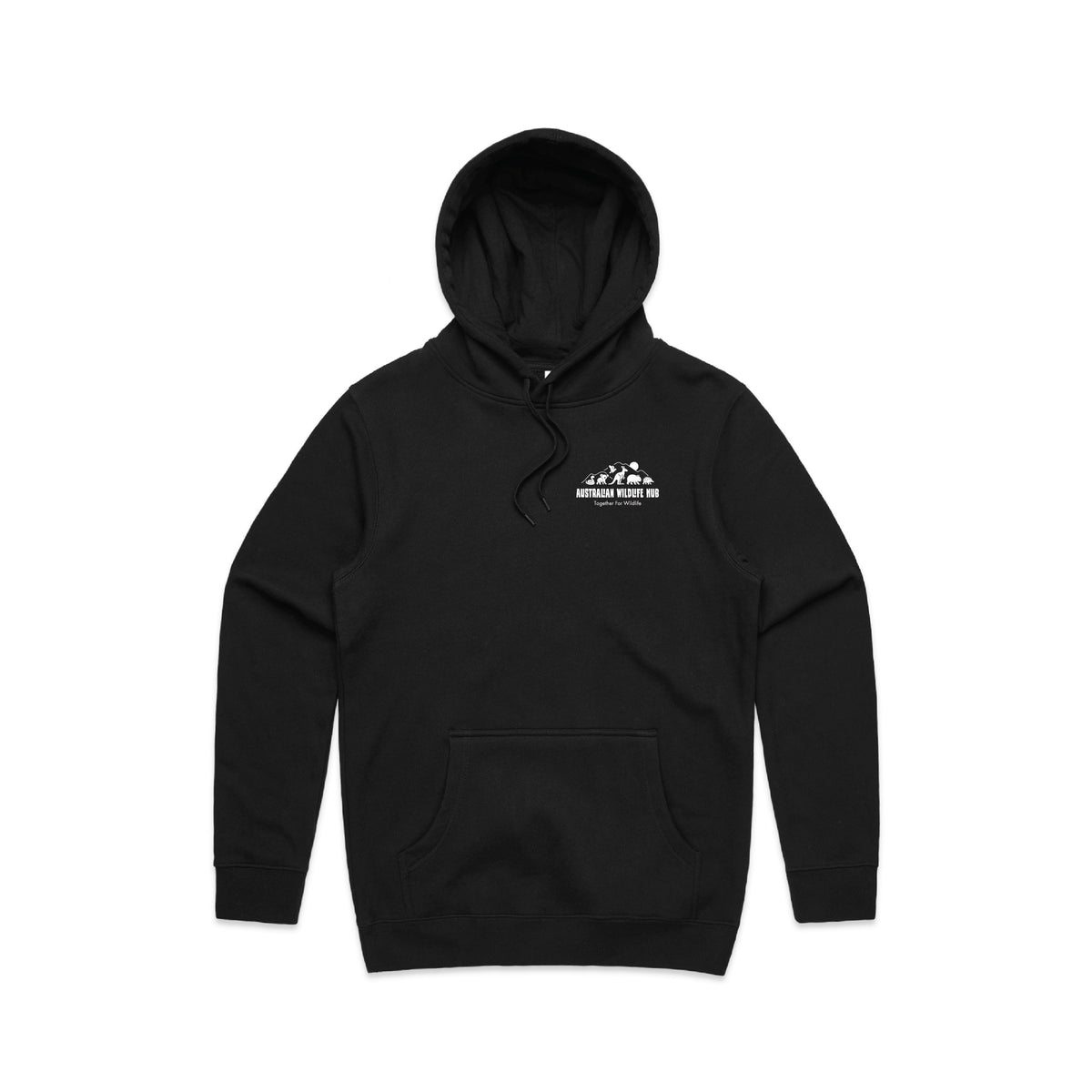 Wallaby Stencil - Men's Hoodie Australian Wildlife Hub