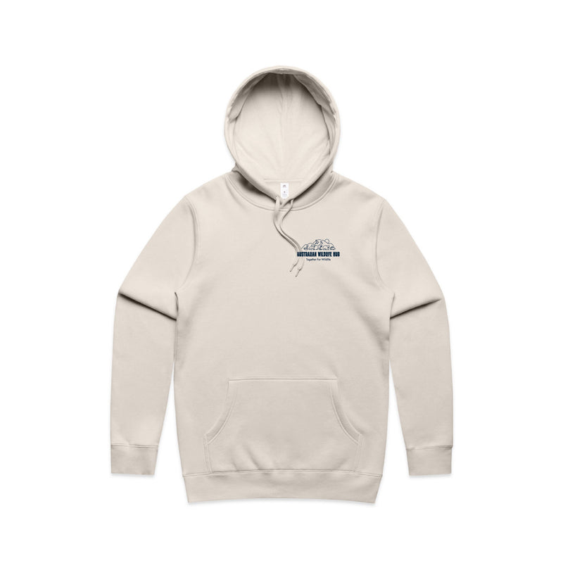 Wallaby Stencil - Men's Hoodie Australian Wildlife Hub