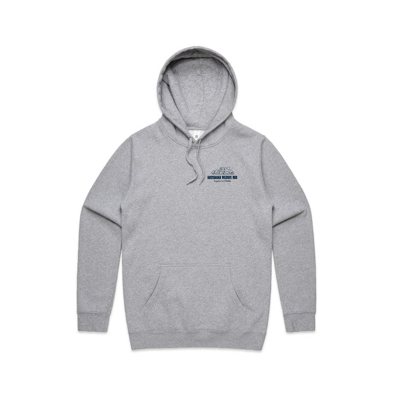 Wallaby Stencil - Men's Hoodie Australian Wildlife Hub