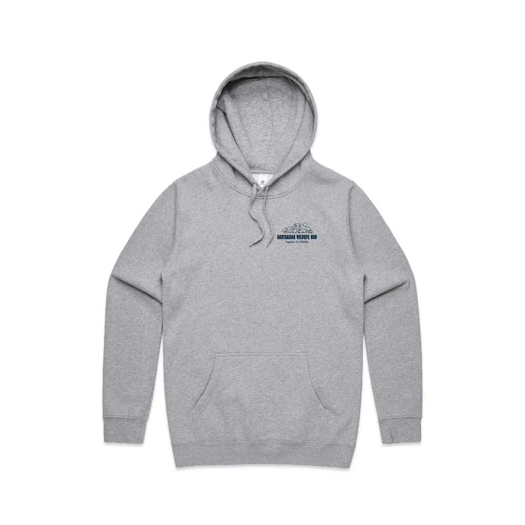 Kangaroo Stencil Art Hoodie - Mens Australian Wildlife Hub