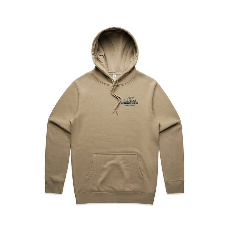 Wallaby Stencil - Men's Hoodie Australian Wildlife Hub