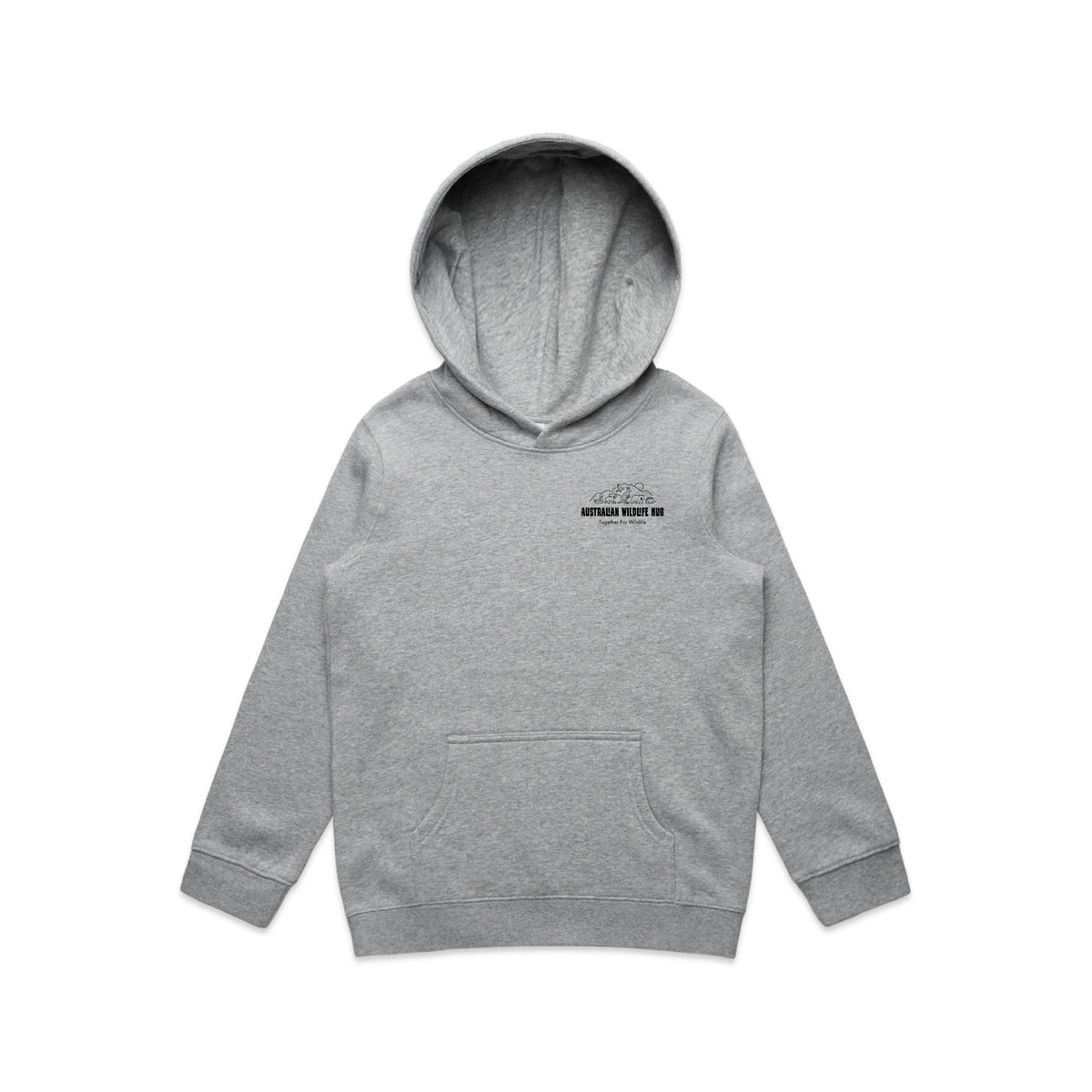 Wombat Stencil - Kids Hoodie Australian Wildlife Hub