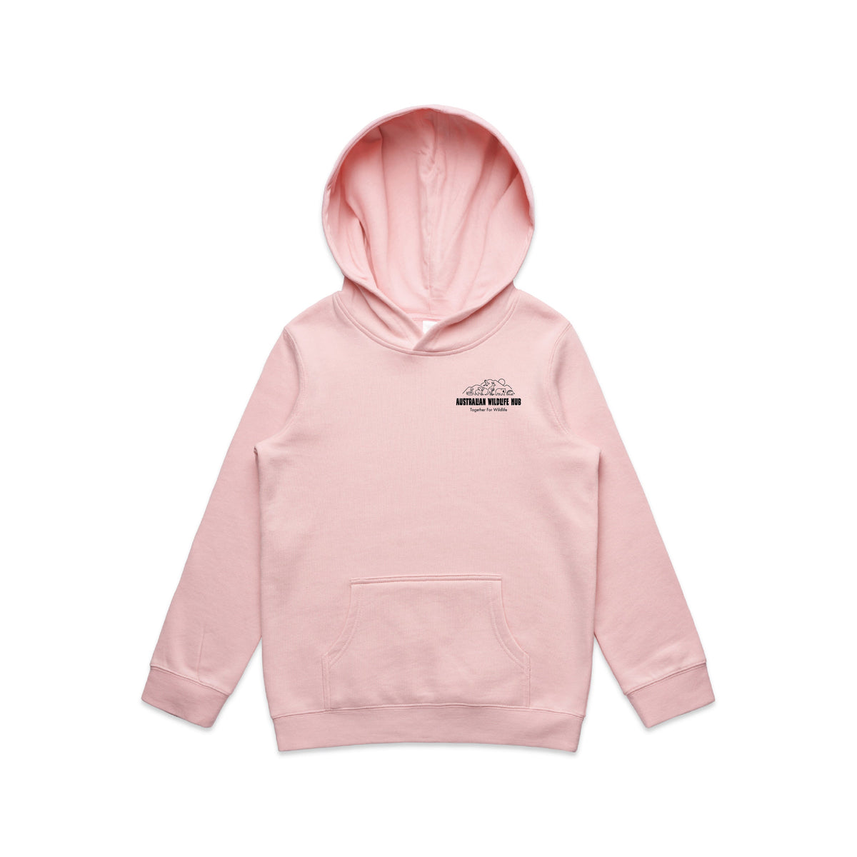 Wombat Stencil - Kids Hoodie Australian Wildlife Hub