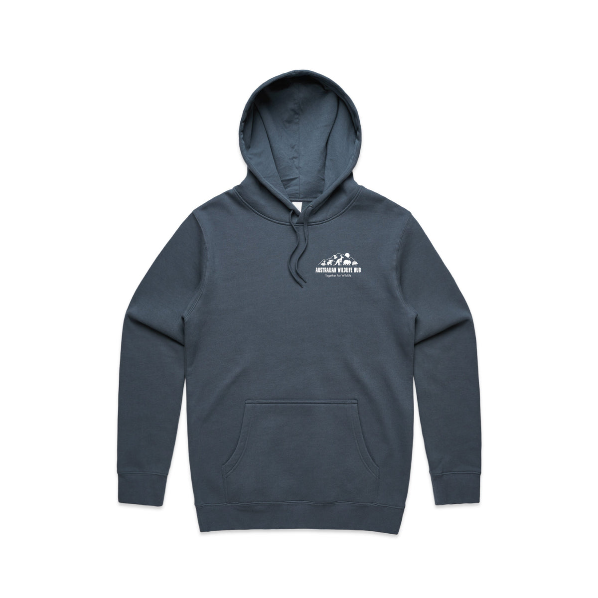 Wombat Stencil - Men's Hoodie Australian Wildlife Hub