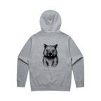 Wombat Stencil - Unisex Relaxed/Oversized Hoodie