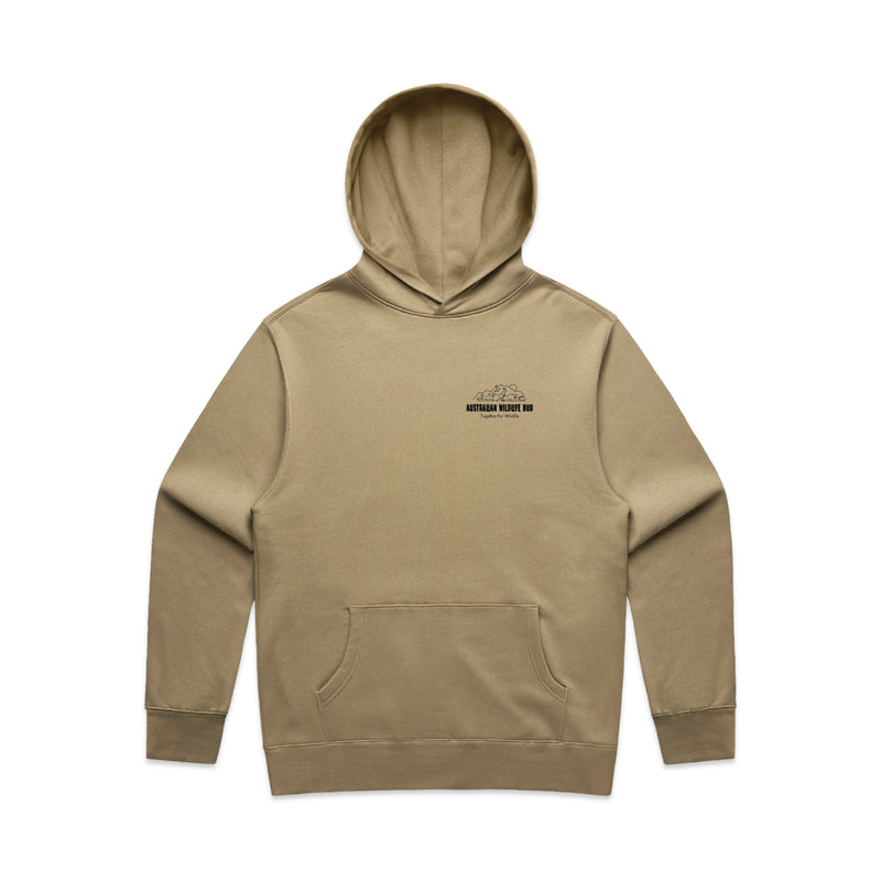 Wombat Stencil - Unisex Relaxed/Oversized Hoodie