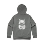 Wombat Stencil - Unisex Relaxed/Oversized Hoodie
