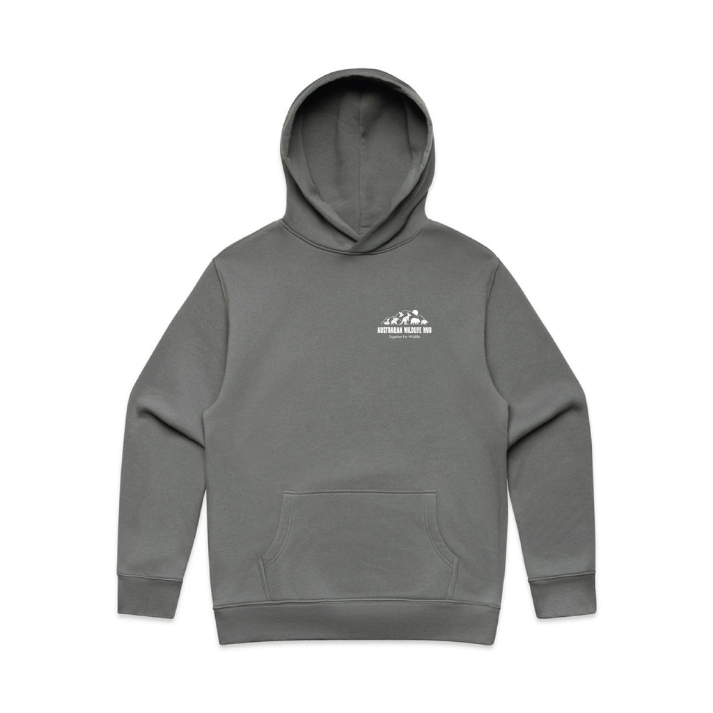 Wombat Stencil - RELAXED Hoodie Australian Wildlife Hub