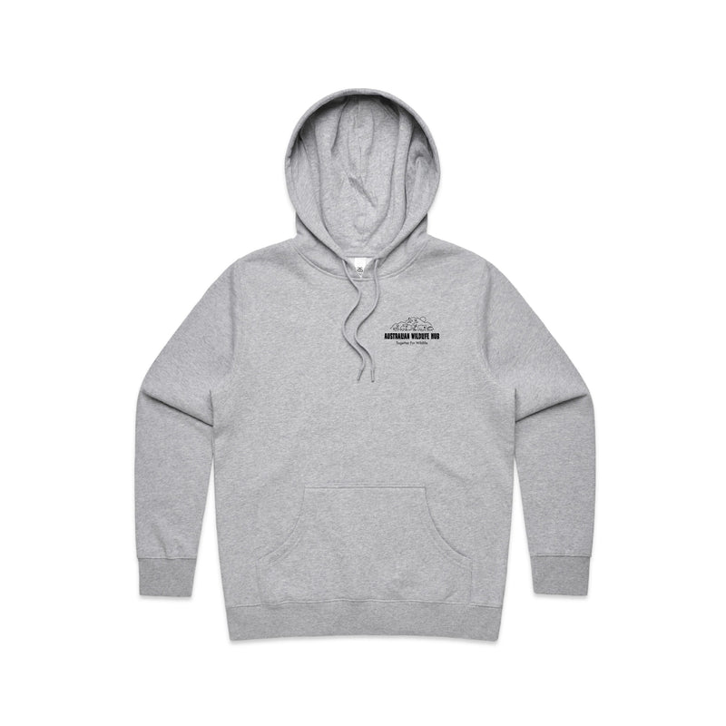 Wombat Stencil - Women’s Hoodie Australian Wildlife Hub