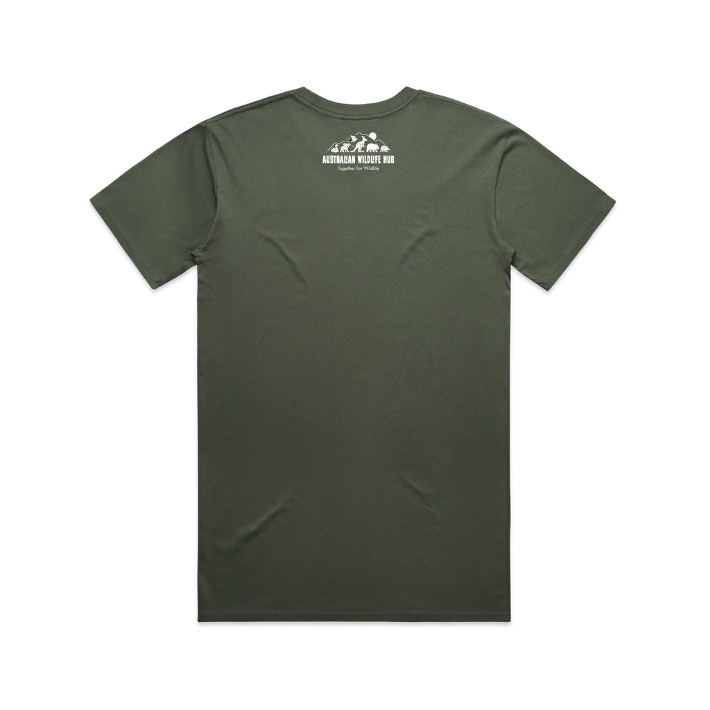 Wallaby Stencil - Men's Tee Australian Wildlife Hub