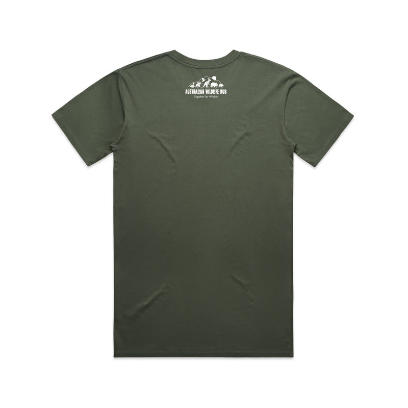 Wallaby Stencil - Men's Tee Australian Wildlife Hub
