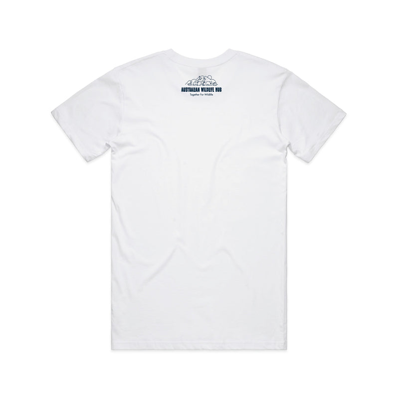 Wallaby Stencil - Men's Tee Australian Wildlife Hub