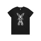 Wallaby Stencil - Women’s Tee Australian Wildlife Hub