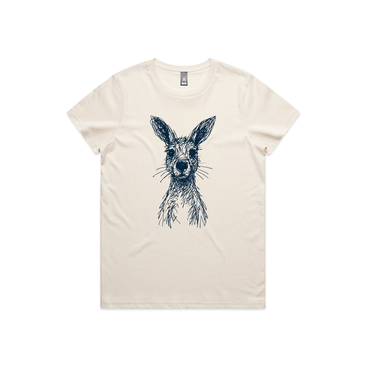 Wallaby Stencil - Women’s Tee Australian Wildlife Hub
