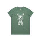 Wallaby Stencil - Women’s Tee Australian Wildlife Hub
