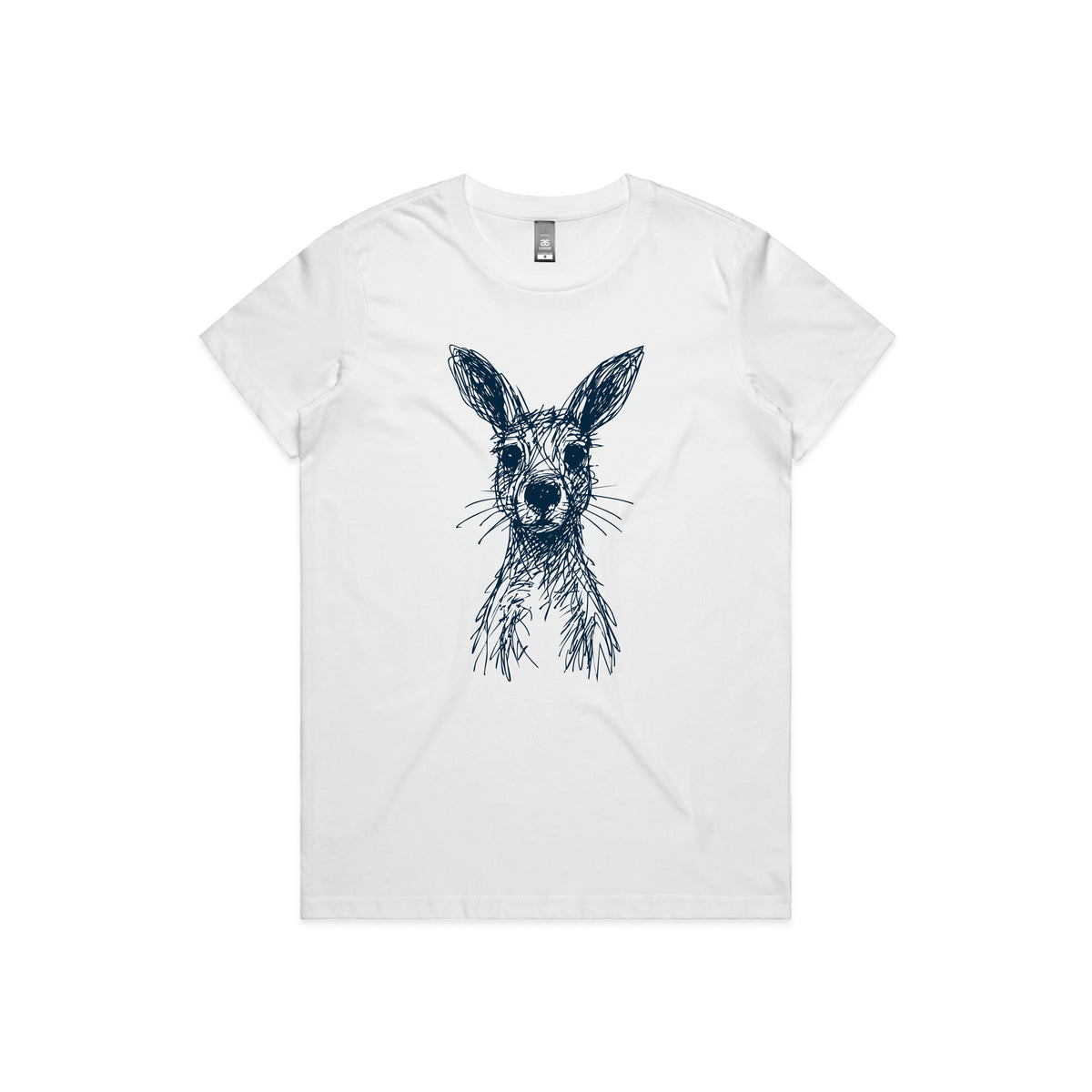 Wallaby Stencil - Women’s Tee Australian Wildlife Hub