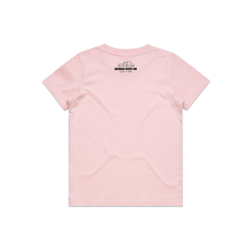 Wombat Stencil - Kids Tee Australian Wildlife Hub