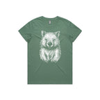 Australian Wildlife Hub Wombat - Women’s Tee Australian Wildlife Hub