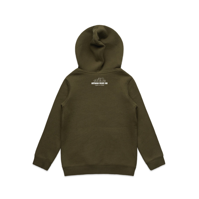 WOMBATS MAKE ME HAPPY - Kids Hoodie Australian Wildlife Hub