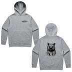 Wombat Stencil Art Oversized Hoodie - Unisex Australian Wildlife Hub