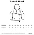 Kangaroo Stencil Art Hoodie - Mens Australian Wildlife Hub